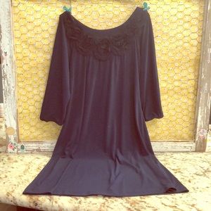 Navy blue airy dress